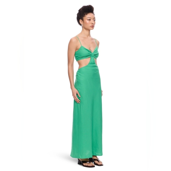 NIA Chamomile Dress $144 Color : Kelly Green Medium